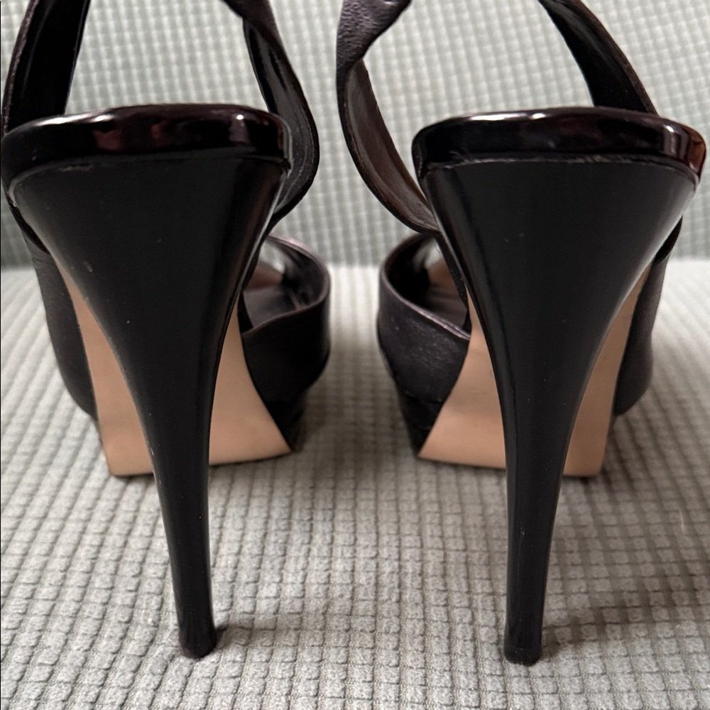 Elegant Black Slingback Heels 5”, Aldo Used - Picture 6 of 16